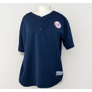 Boys Vintage New York Yankees Derek Jeter Pullover Jersey Size Youth L 14 - 16